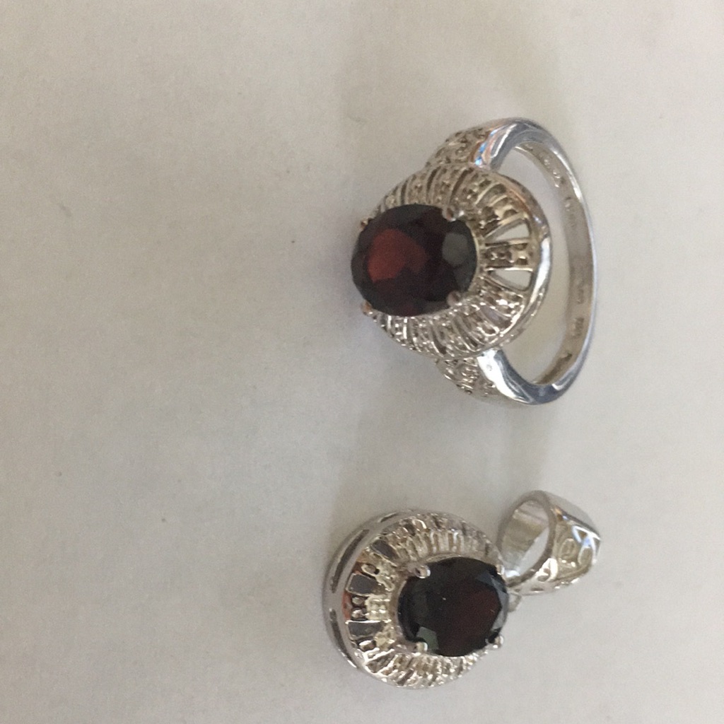 Ruby Ring And Pendant